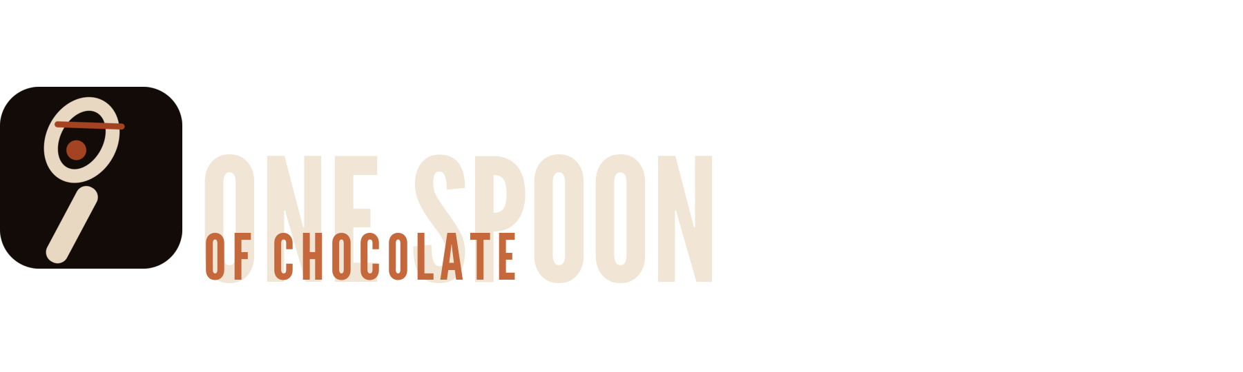 One Spoon of Chocolate wordmark